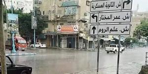 أمطار غزيرة تضرب مرسى مطروح (صور)