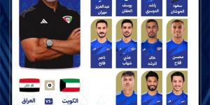 التشكيل الرسمي لـ الكويت ضد العراق في خليجي 27