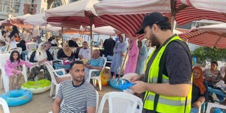 استمرار الحملات التوعوية لـ"مكافحة الإدمان" بشواطئ شرق الإسكندرية