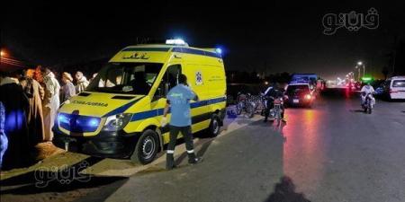 متأثرين بإصابتهم، وفاة المصابين في حادث تصادم "ميكروباص" بدراجتين ناريتين بطريق "بني سويف ـ الفيوم"