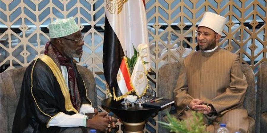 مفتي الكونغو خلال لقائه وزير الأوقاف: مصر عنوان للعلم والتيسير والفضل والكرم