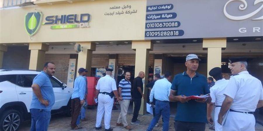 غلق وتشميع 83 منشأة مخالفة بدمياط الجديدة