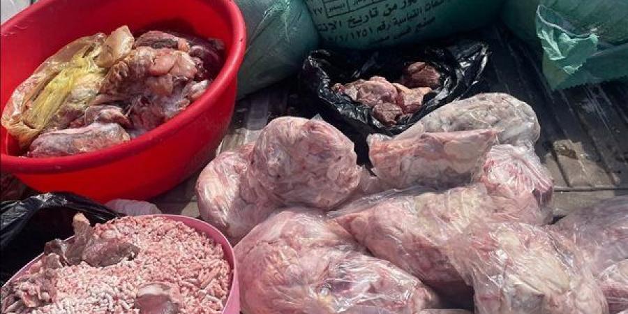 مصادرة 77 كيلو لحوم ومخلفات دواجن غير صالحة للاستهلاك الآدمي بدمياط