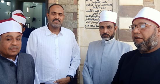أوقاف أسوان تفتتح مسجد السيدة نفيسة بإدفو.. صور